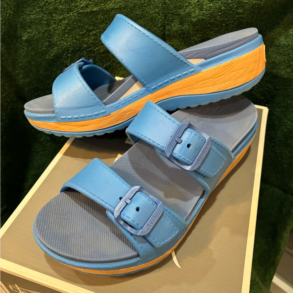 Dansko Blue Kandi Molded Women's Sandals